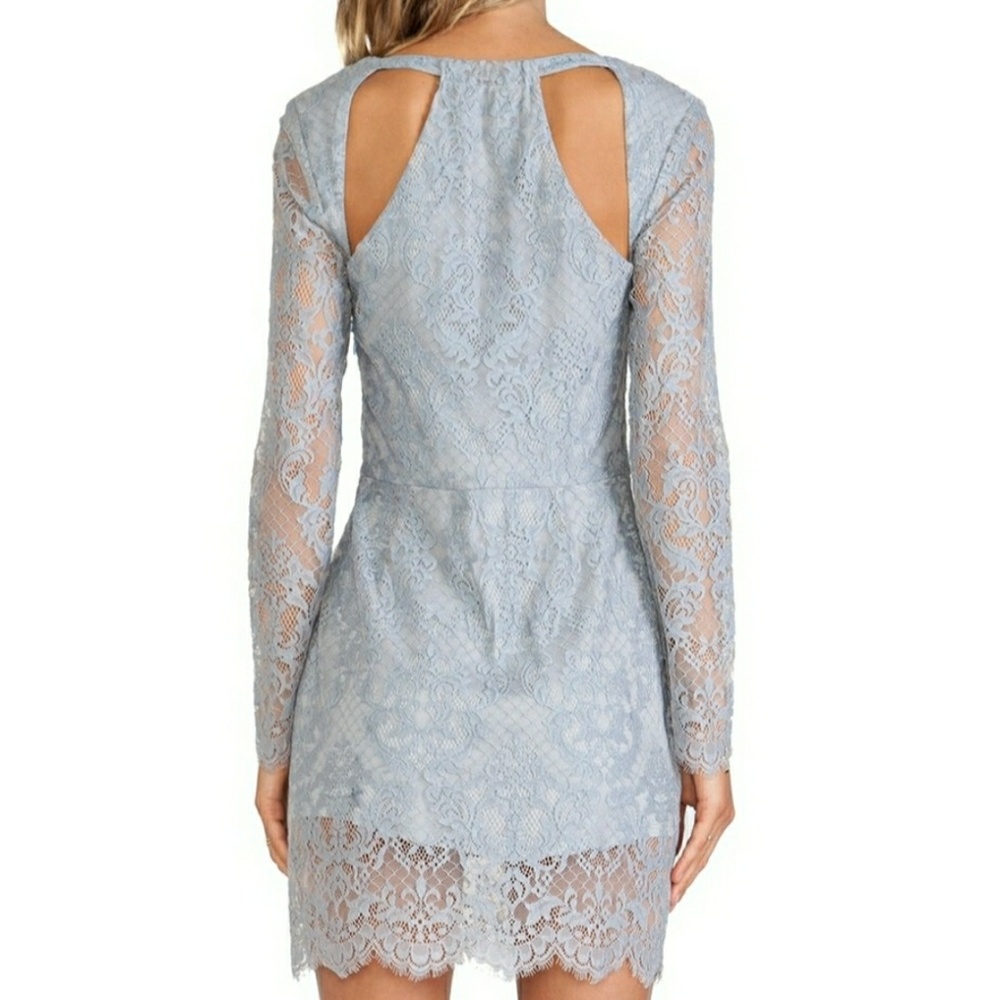 🍒NWT🍒 FOR LOVE & LEMONS BLUE LACE DRESS